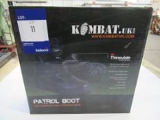 Kombat Patrol Boot, half leather/half cordura boot, size 6UK