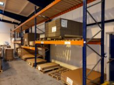 4 x Bays of pallet racking, comprising 5 x upright