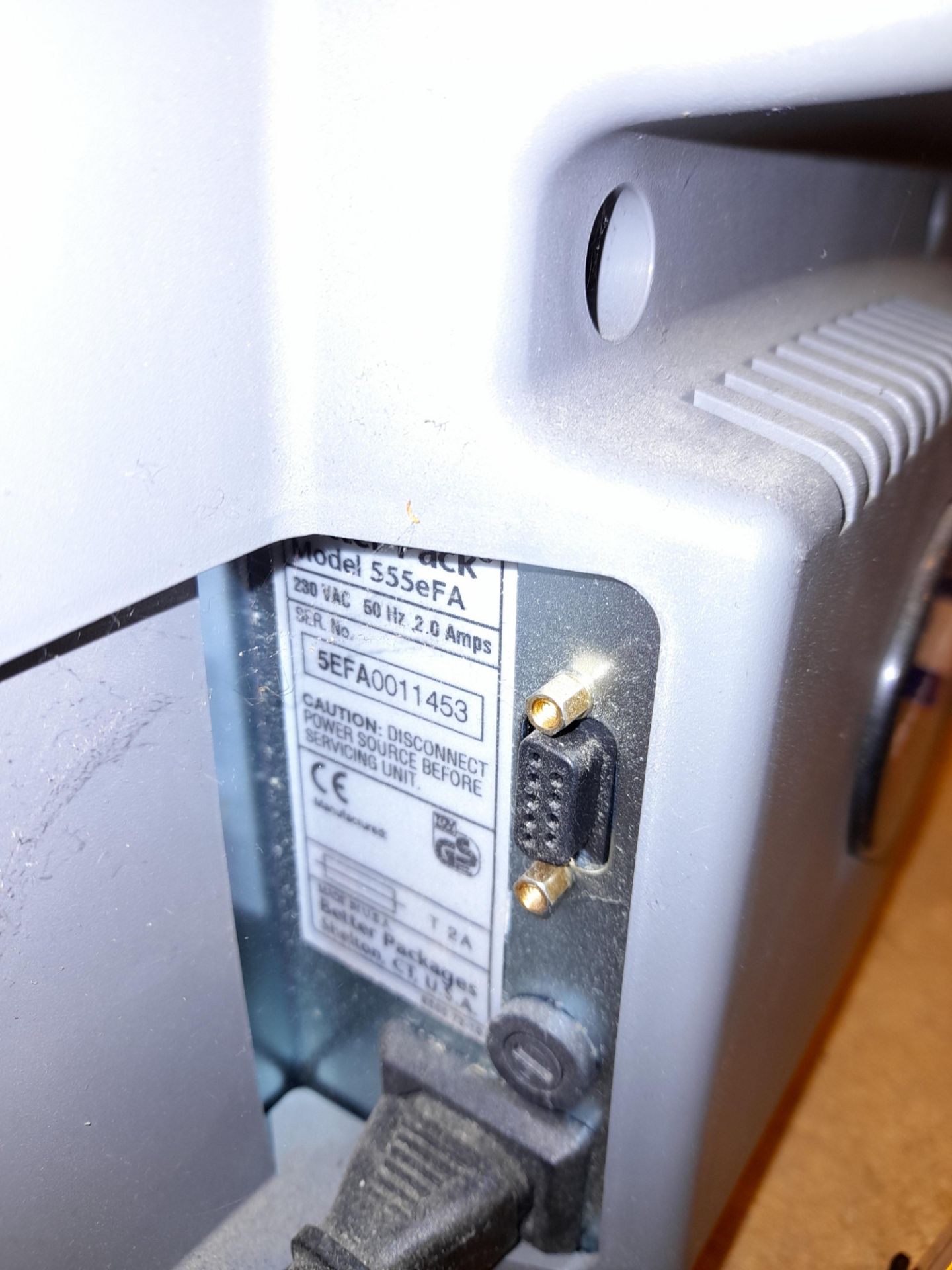 Better Pack 555eFA electric water-activated tape dispenser, Serial Number SEFA0011453 - Image 2 of 2