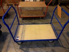 Metal framed stock trolley