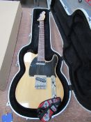 Unbranded electric guitar in Kinsman case