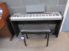 Casio Privia PX-110 keyboard with stool