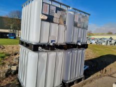 4 x IBC Units Please note this lot is located in Hemswell, Lincolnshire, Viewing is by appointment w