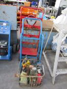 Generator (s/r), Morris 1 tonne chain lift, fire extinguisher barrow and bottle barrow