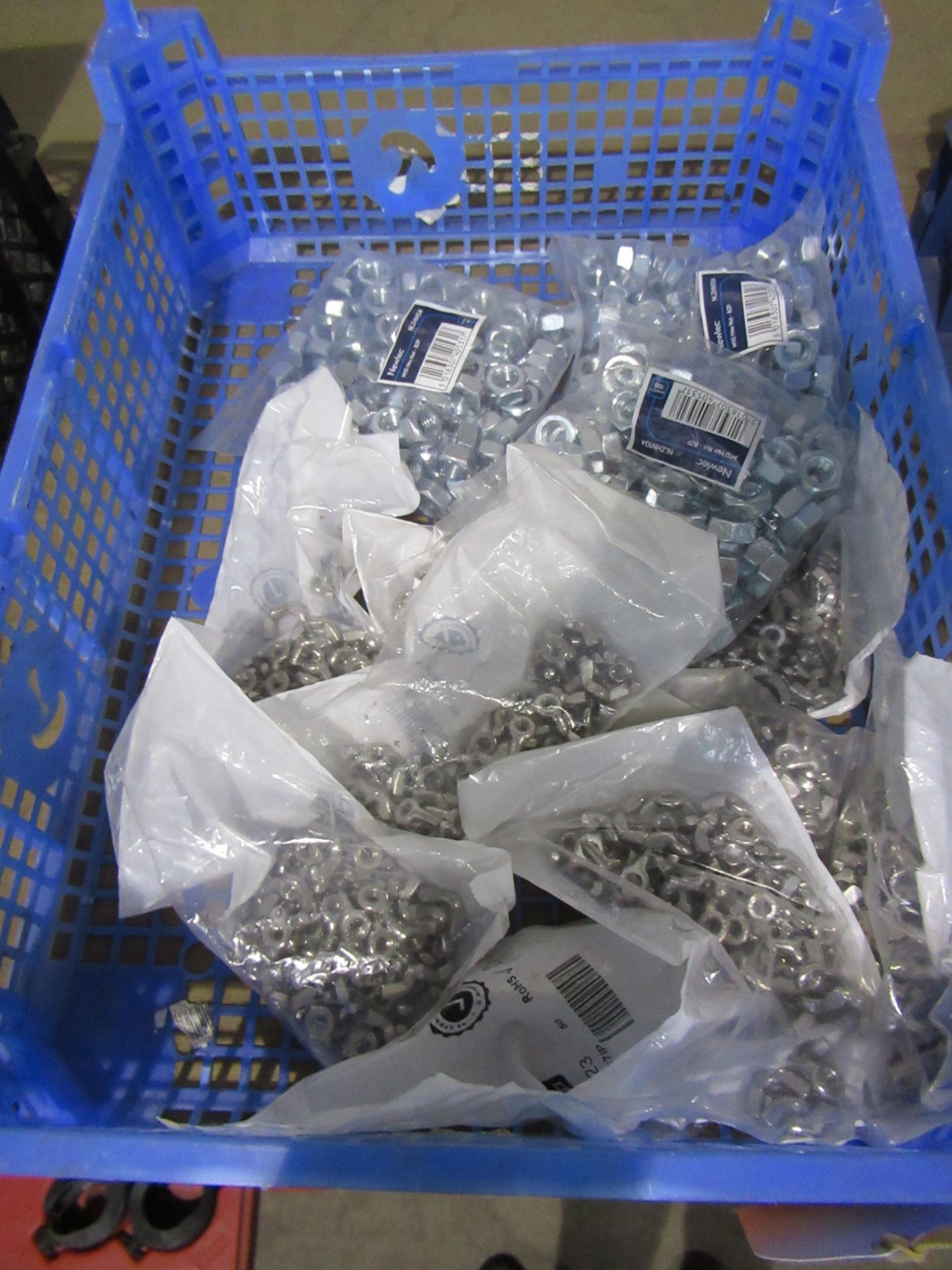 A Tray of Various Nuts and Wing Nuts