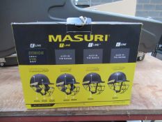 Masuri E Line Original Series MKII Elite Helmet with Steel Grill, Size Senior Small, Box Rrp. £107.