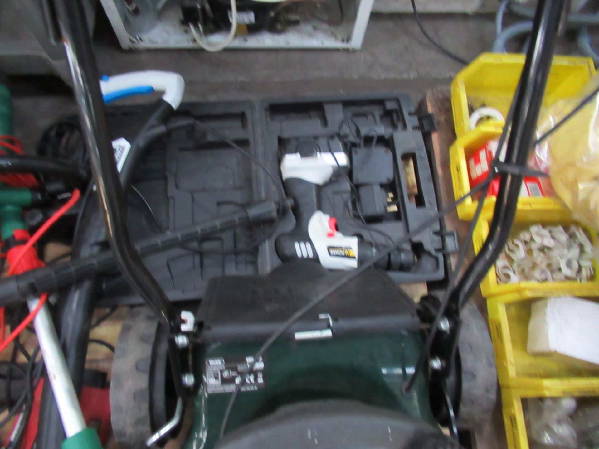 Pallet of battery powered handtools, Karcher pressure washer, Webb petrol lawnmower etc - Image 5 of 5