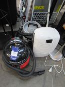 2x Numatic vacuum cleaners and Ebac dehumidifier