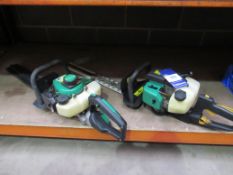 2x Petrol hedge trimmers