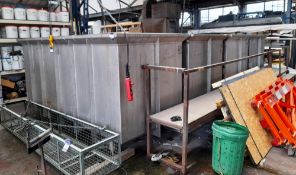 4 x Galvanized treatment tanks (Approximately 7m x