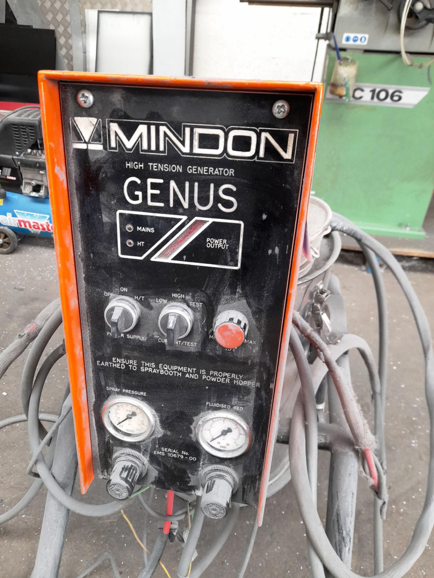 Mindon Genesis High Tension generator and mobile powder coating sprayer - Image 3 of 3