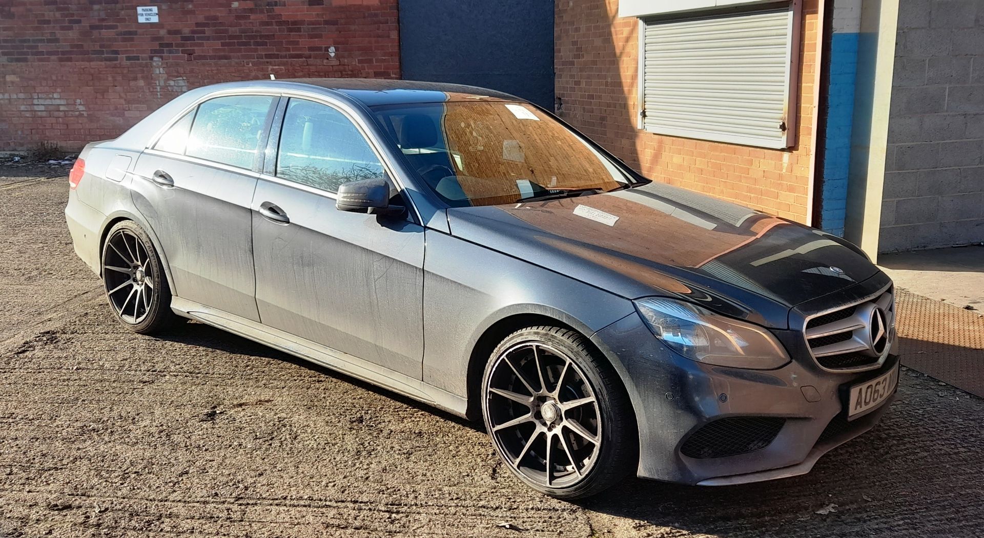 Mercedes Benz E220 AMG Sport CDI Auto Diesel 4 Door Saloon, colour grey, Registration AO63 WWM,