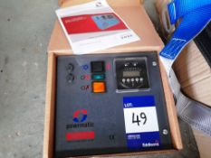 Powrmatic powtool control system panel, to box