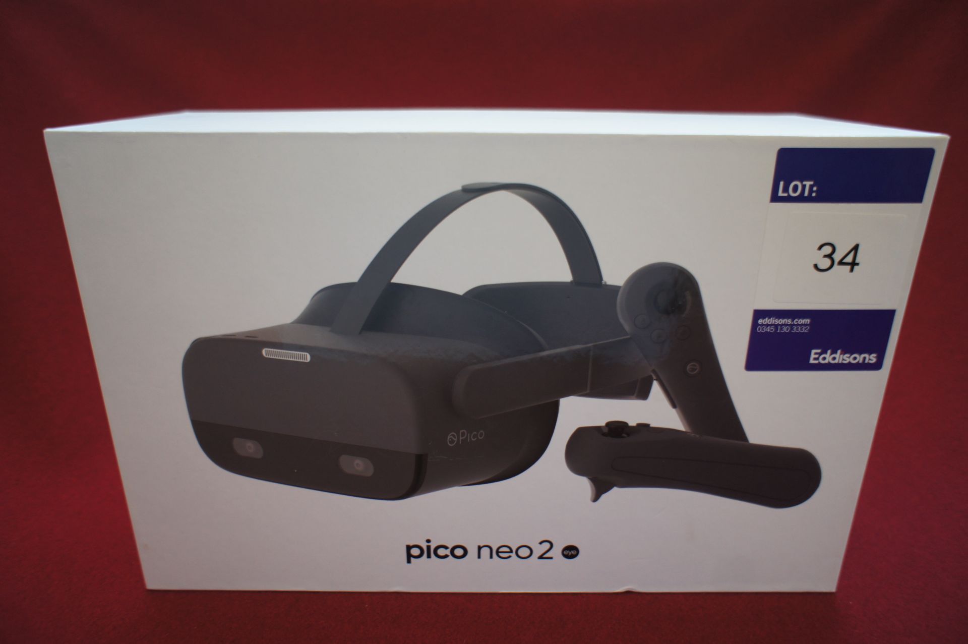 Pico Neo 2 EYE VR headset, Asset Number I3, S/N PA