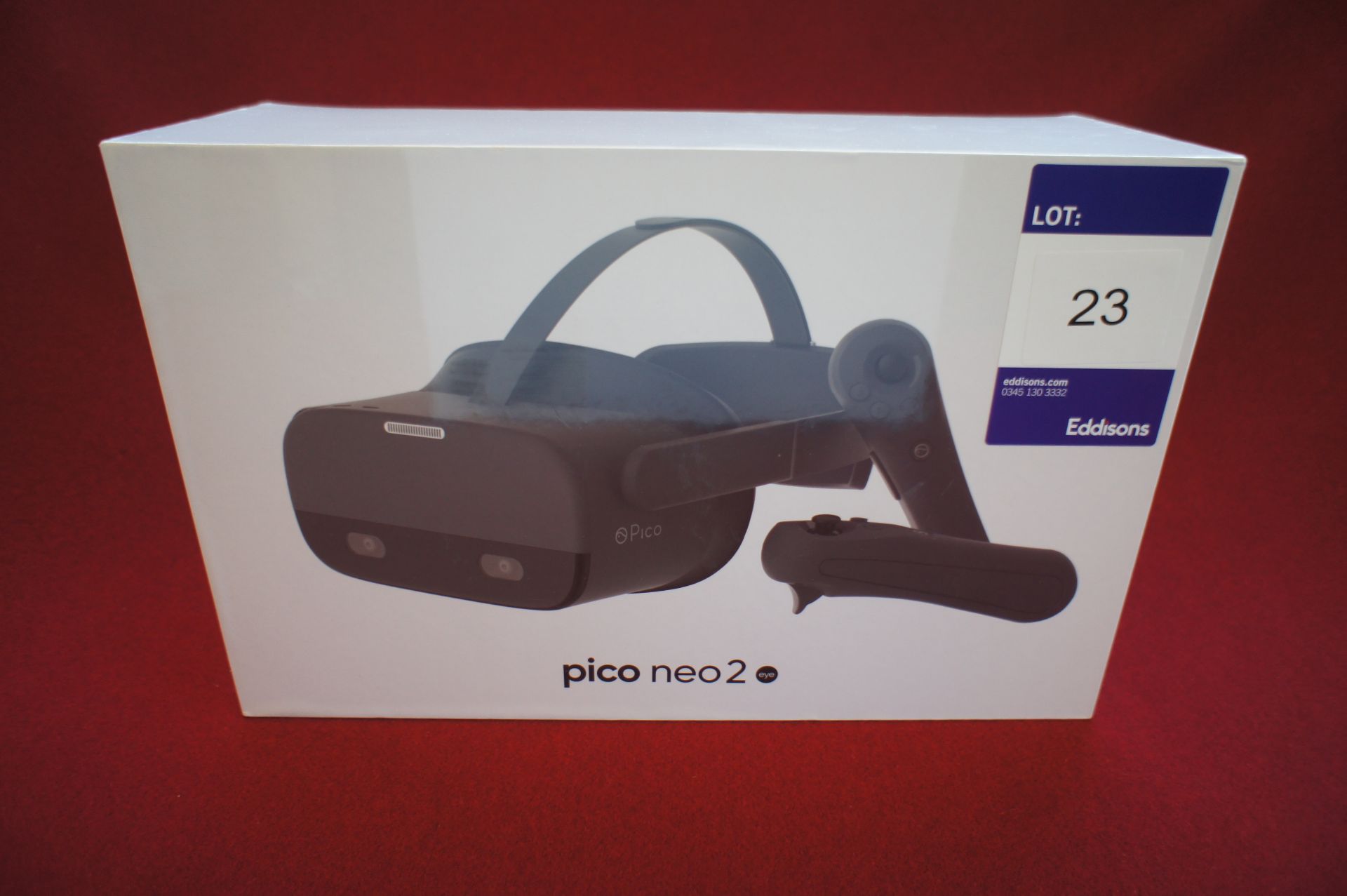 Pico Neo 2 EYE VR headset, Asset Number G9, S/N PA