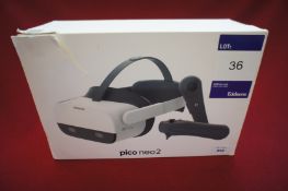 Pico Neo 2 VR headset, Asset Number D10, S/N PA7B5
