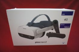 Pico Neo 2 VR headset, Asset Number D9, S/N PA7B50