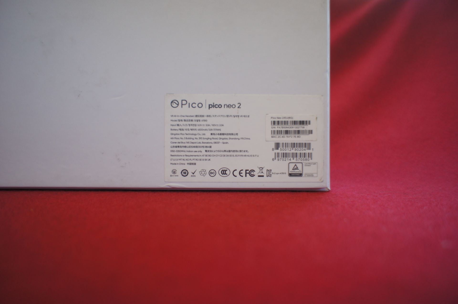 Pico Neo 2 VR headset, Asset Number D9, S/N PA7B50 - Image 2 of 3