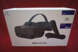 Pico Neo 2 EYE VR headset, Asset Number F2, S/N PA