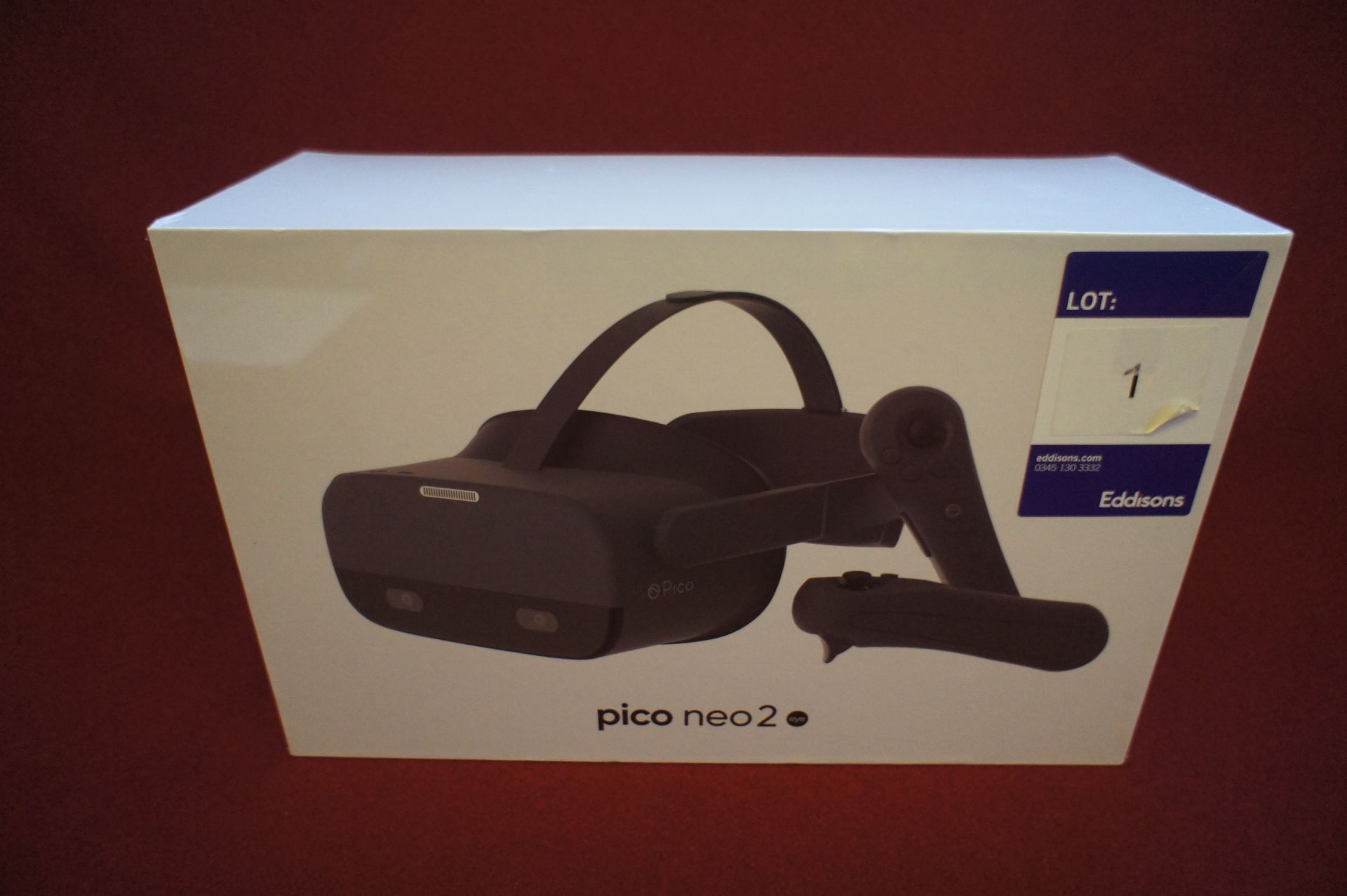 Pico Neo 2 EYE VR headset, Asset Number F8, S/N PA