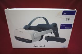 Pico Neo 2 VR headset, Asset Number A6, S/N PA7B50