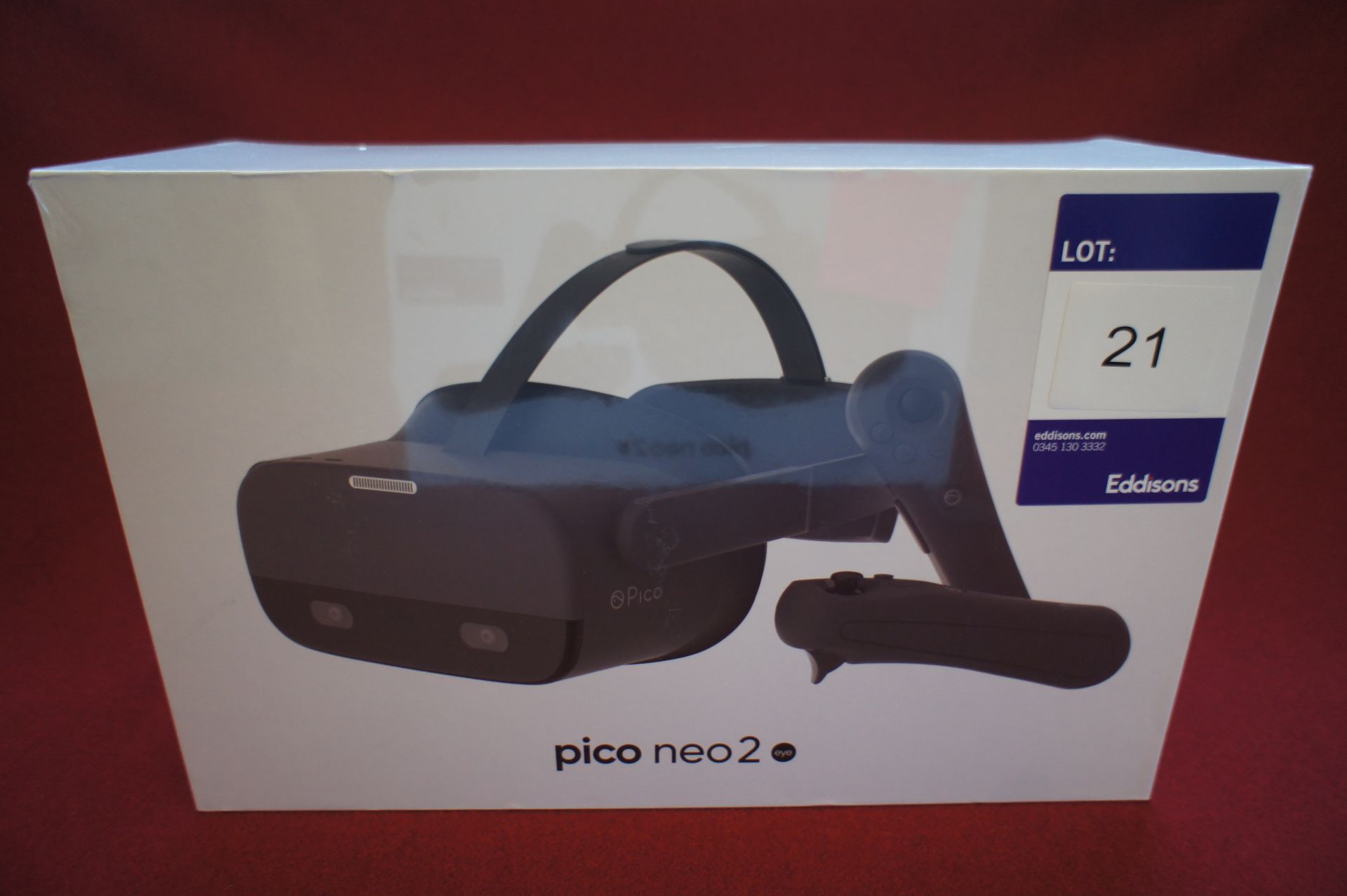 Pico Neo 2 EYE VR headset, Asset Number H1, S/N PA