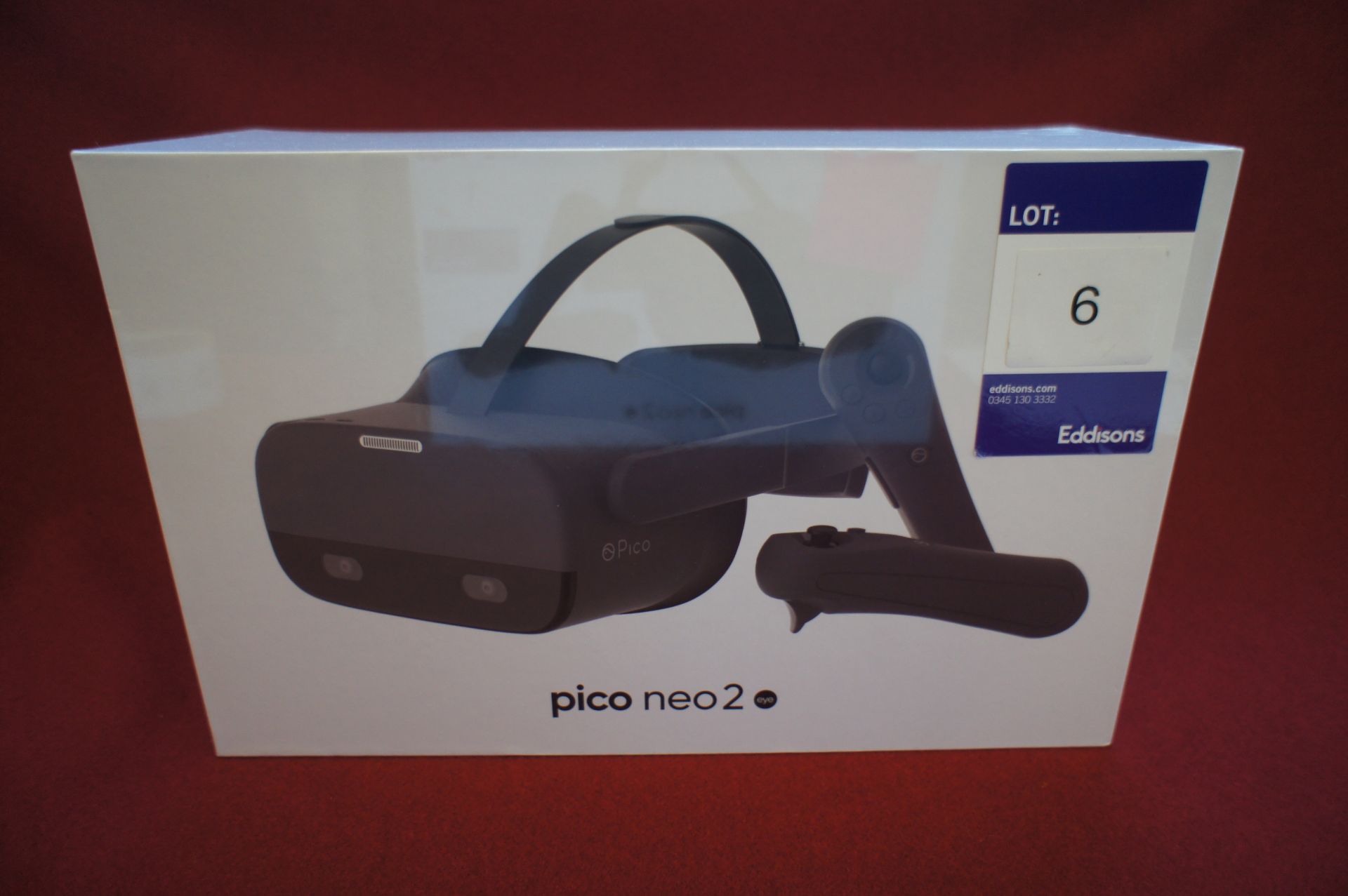 Pico Neo 2 EYE VR headset, Asset Number G10, S/N P