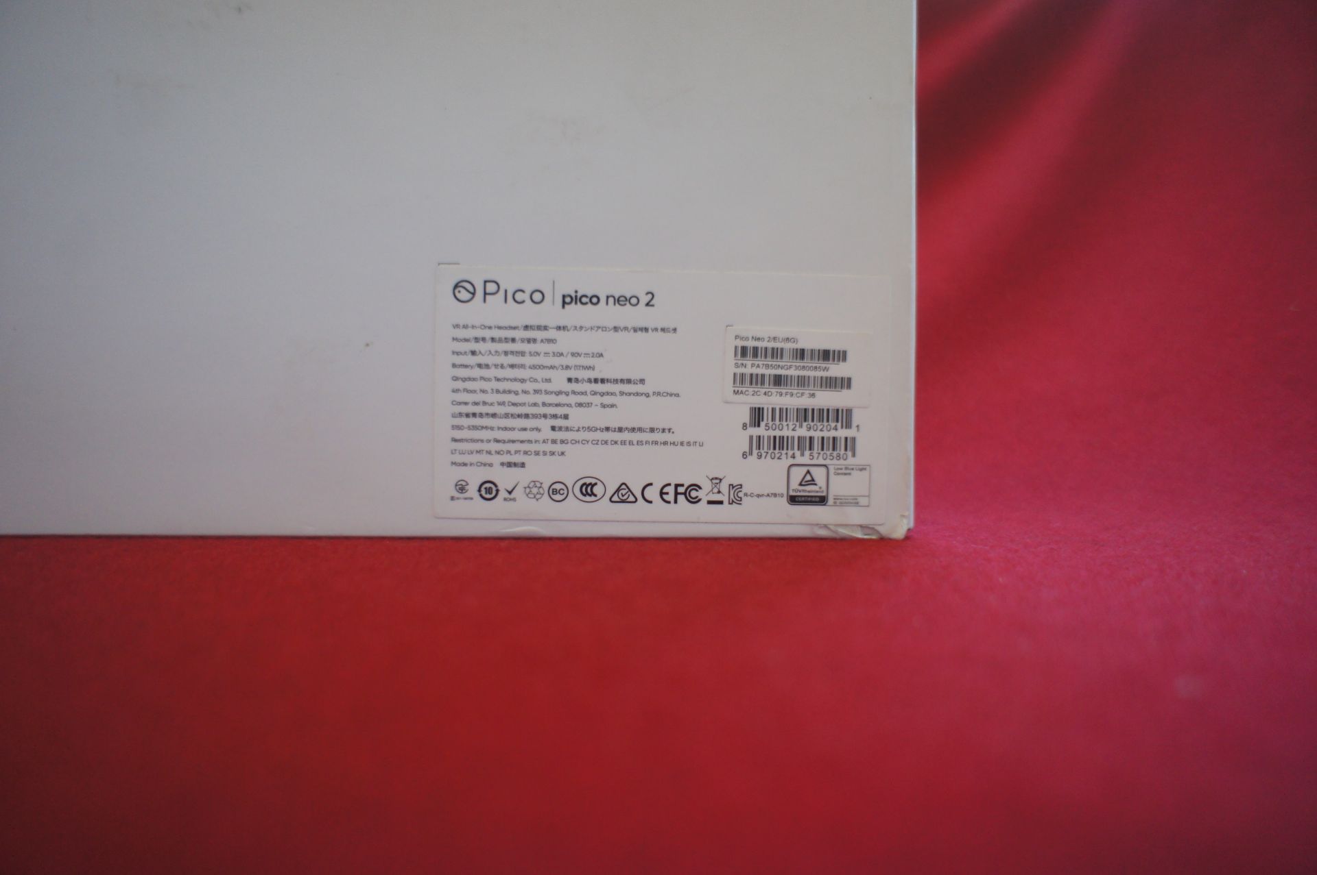 Pico Neo 2 VR headset, Asset Number D6, S/N PA7B50 - Image 2 of 3