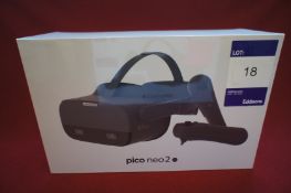 Pico Neo 2 EYE VR headset, Asset Number F5, S/N PA