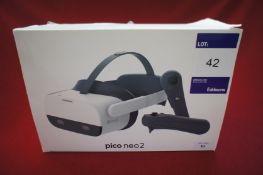 Pico Neo 2 VR headset, Asset Number E1, S/N PA7B50
