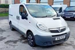 Vauxhall Vivaro 2.0 CDTi SWB Panel Van, registration DY61 VLD, first registered 16.12.2011, V5