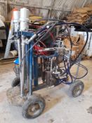 Graco Hydra Cat Cart Mounted Industrial two component Airless Spray Plant for application of