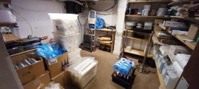 Contents of Store Room to include Sanitiser Spray,