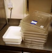 Quantity of Various Plastic Trays