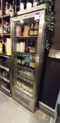 Osborne Glass Fronted Bottle Fridge (Contents not