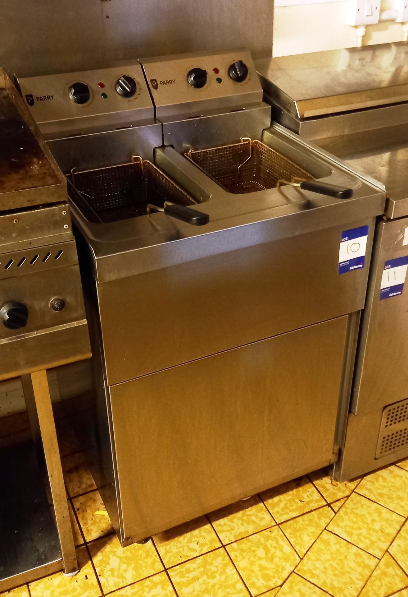 Parry Twin Deep Fat Fryer