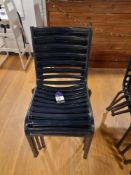 5 x Metal chairs