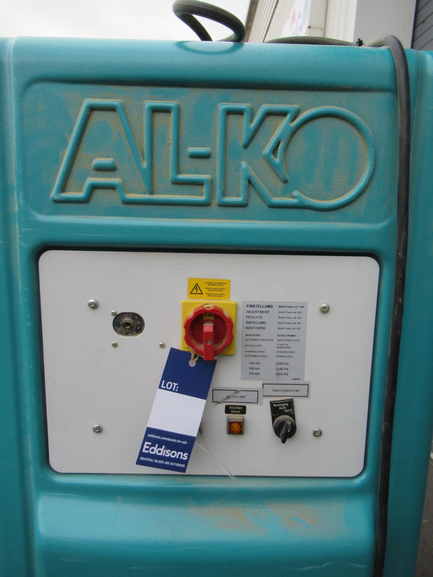 Alko Mobil Power Jet 160 extractor, 3ph - Image 3 of 7