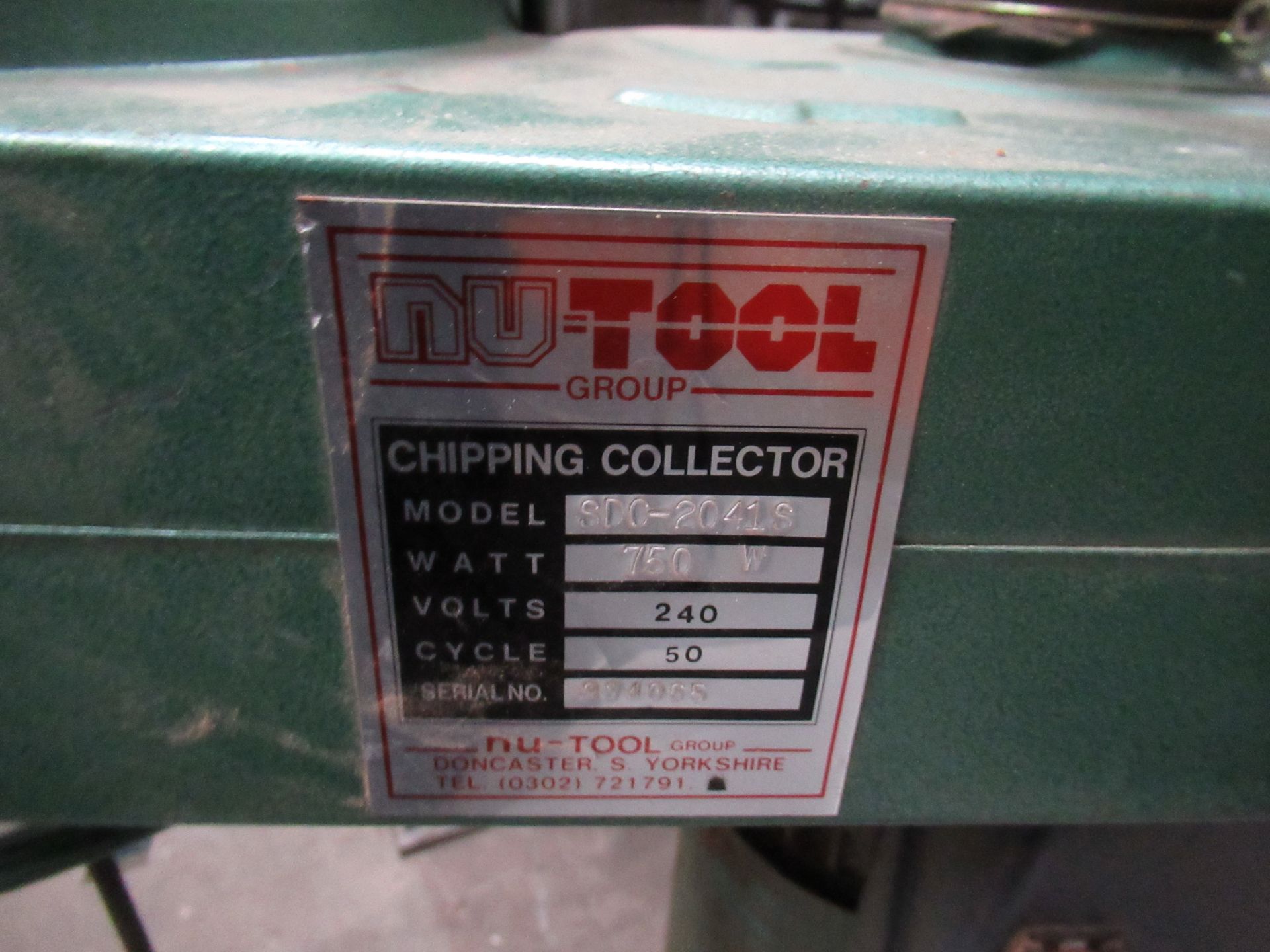 NuTool single bag mobile dust unit, 240V - Image 2 of 4