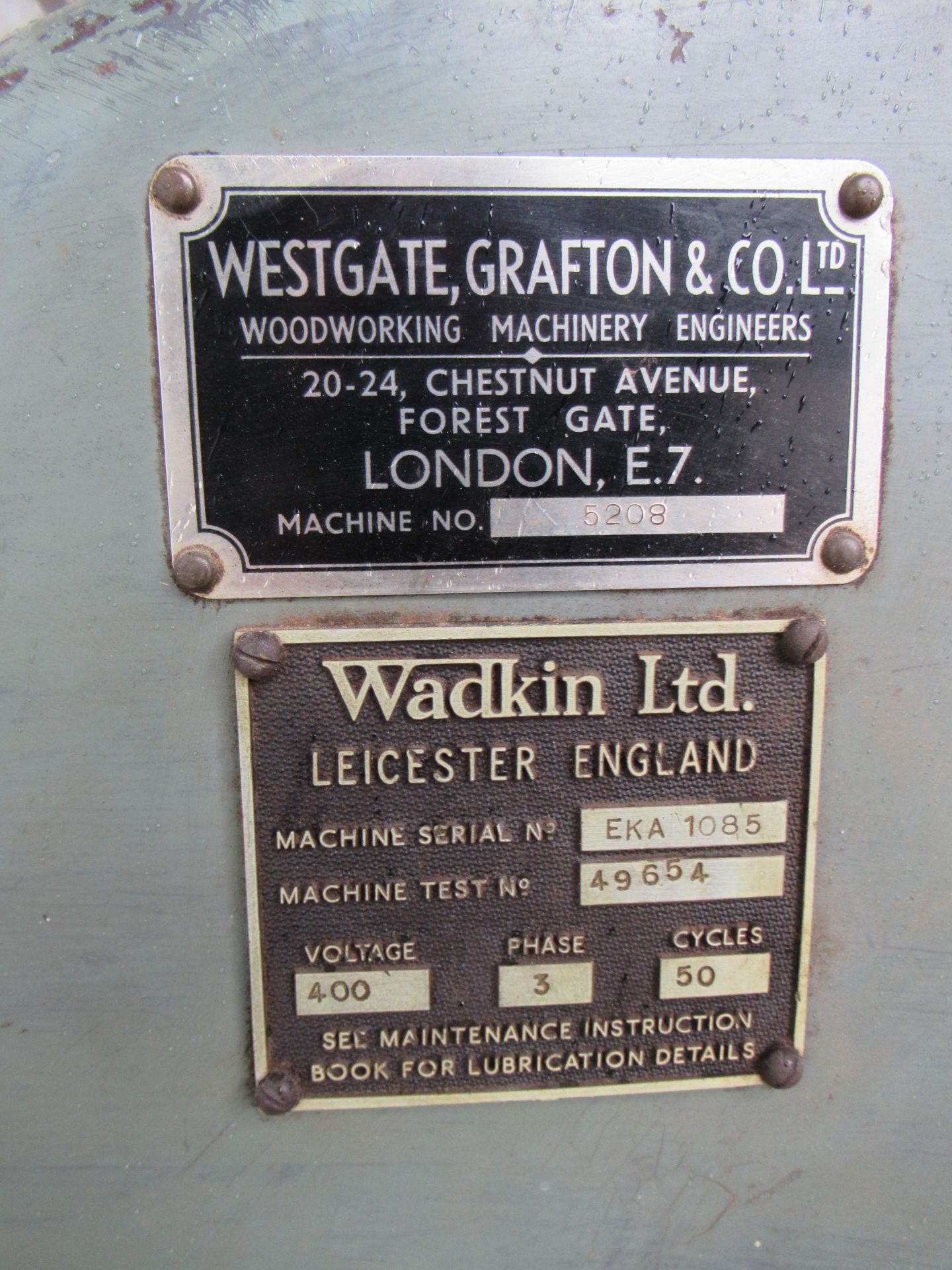Wadkin EKA 4 head tenoner type WKT26 - Image 7 of 8