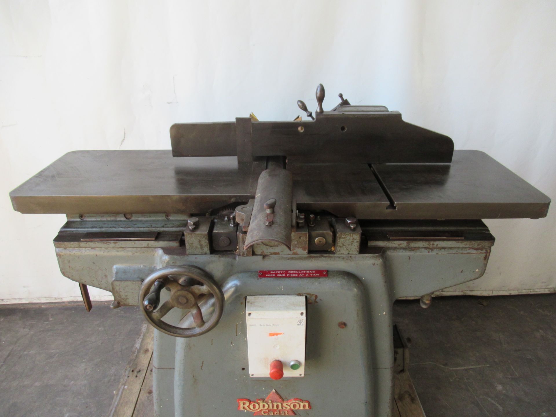 Robinson Cadet planer thicknesser with DC brake, No. 52, type EM/T, size 16-9 3ph - Image 2 of 8