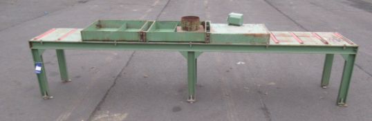 4000mm x 500mm roller table