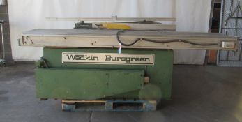 Wadkin Bursgreen CP25 panel saw