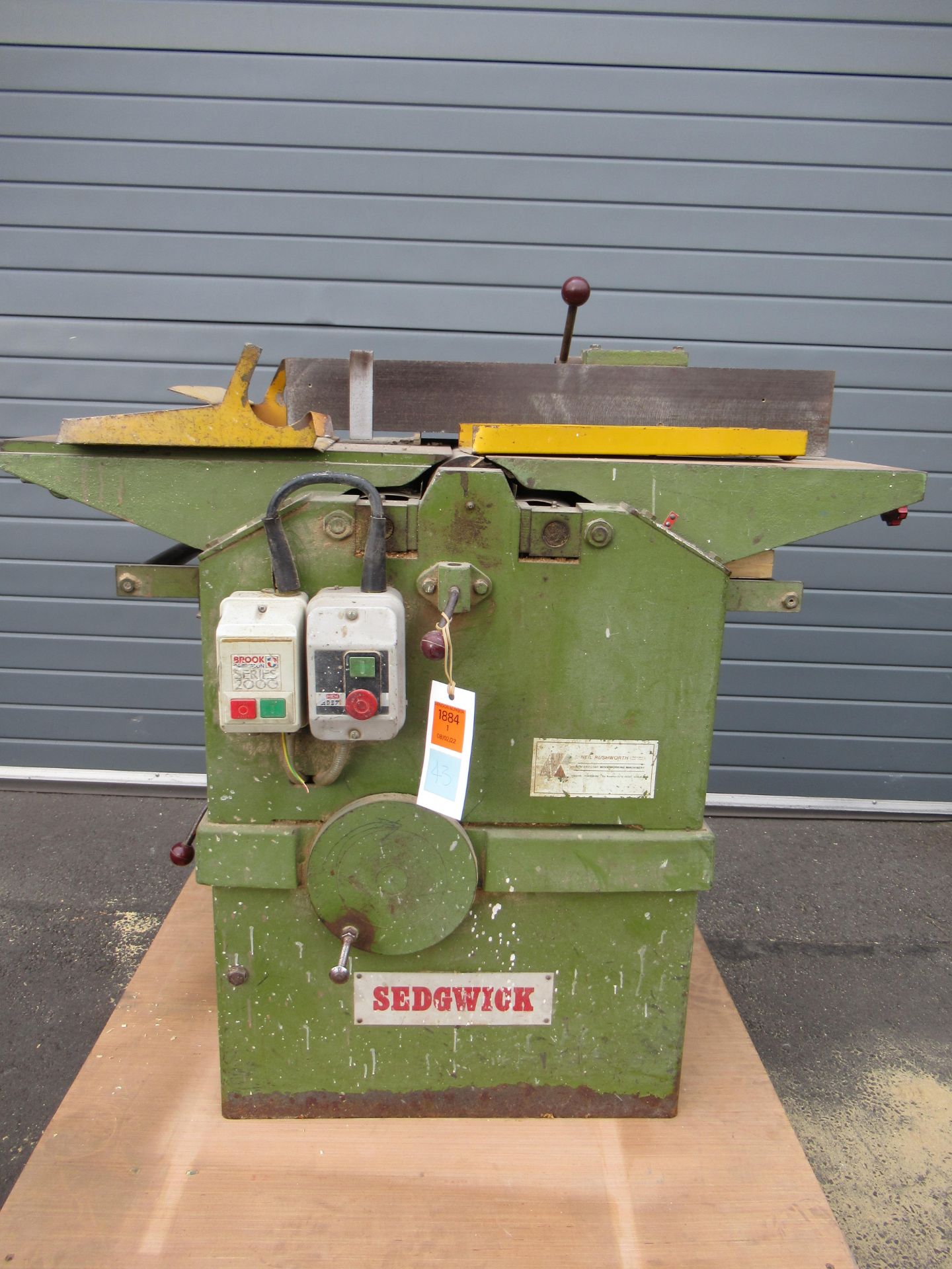 Sedgewick planer thicknesser