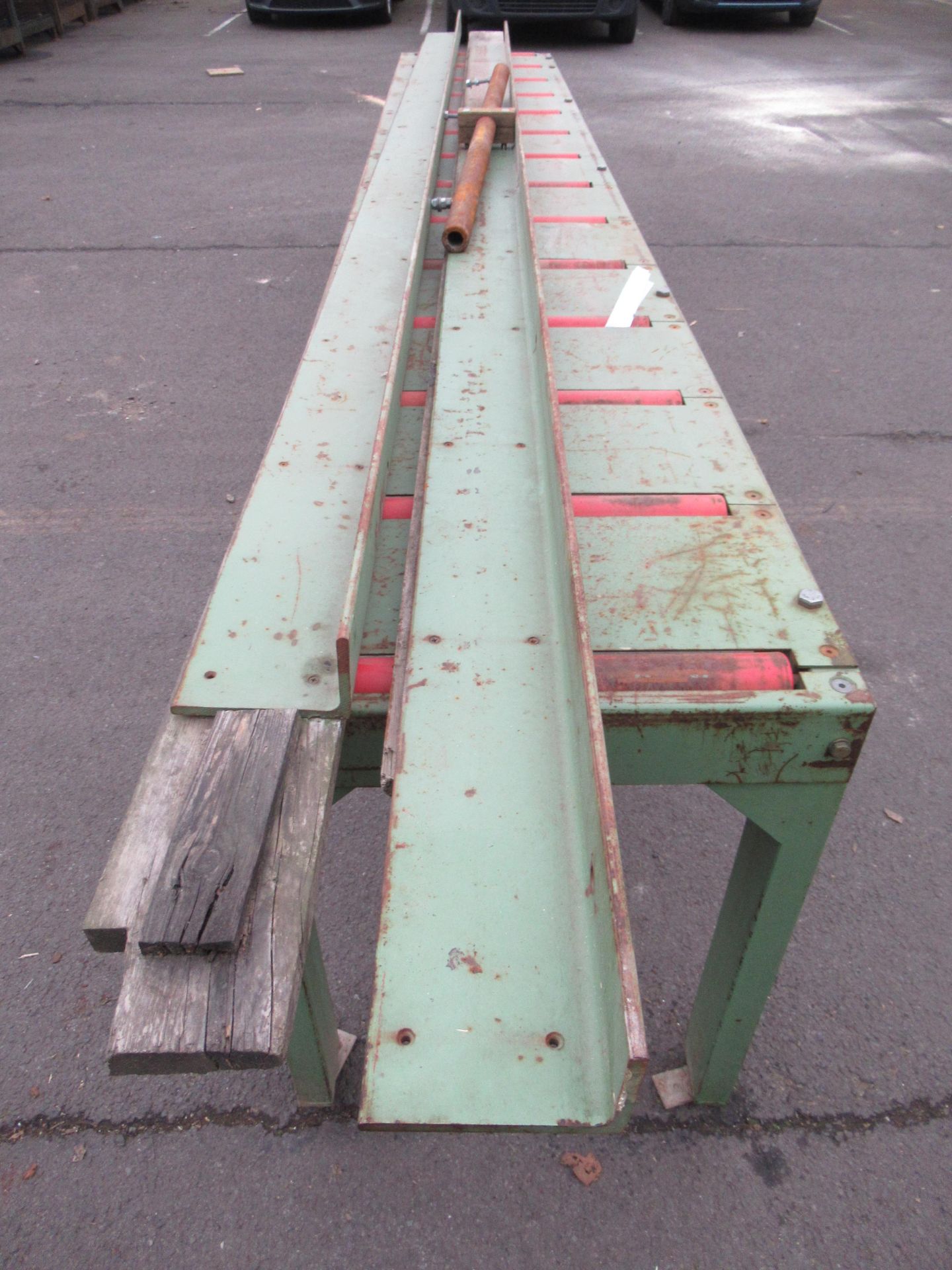 4000mm x 500mm roller table - Image 3 of 3