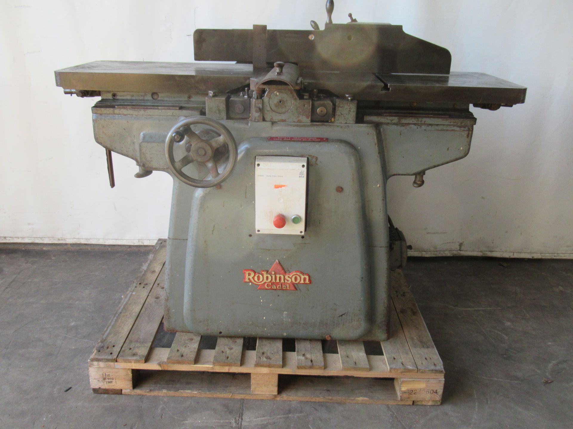 Robinson Cadet planer thicknesser with DC brake, No. 52, type EM/T, size 16-9 3ph