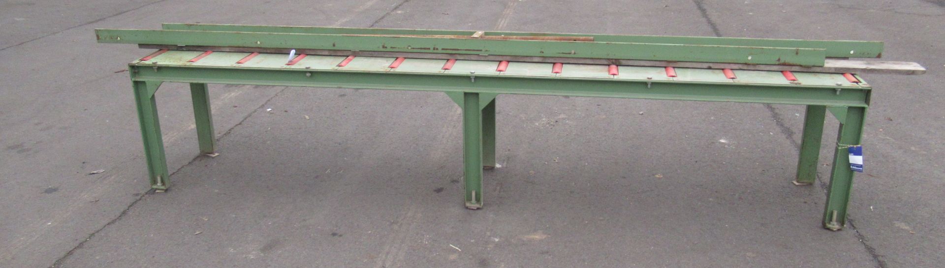 4000mm x 500mm roller table