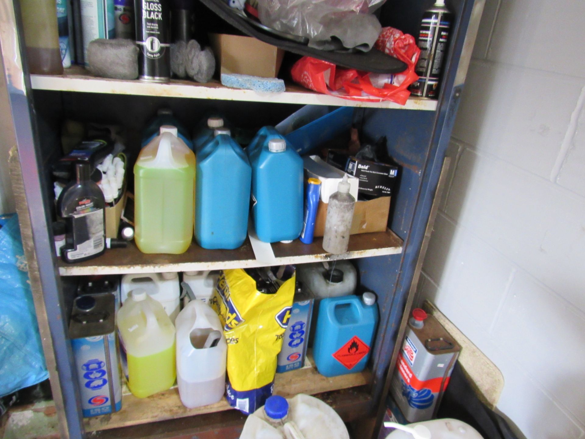 Cabinet and quantity of Assorted Cleaners and Polishes, etc - Image 3 of 3
