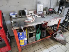 Steel Work Bench with wide vice