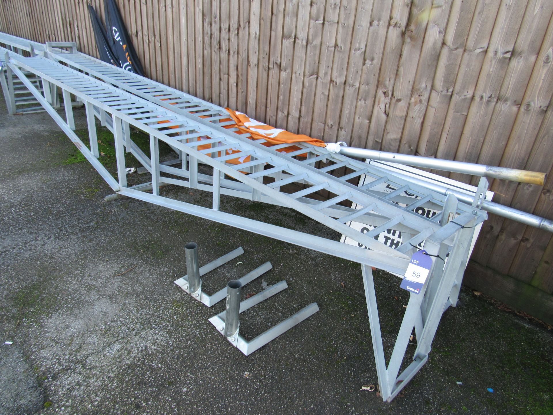 Pair of Galvanised Vehicle Display Ramps - Image 2 of 2